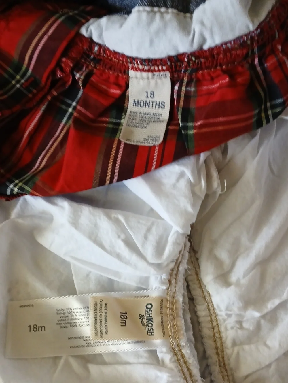 OSHKOSH Bgosh Oshkosh Girl Dress Outfit Bundle Size 18 Months